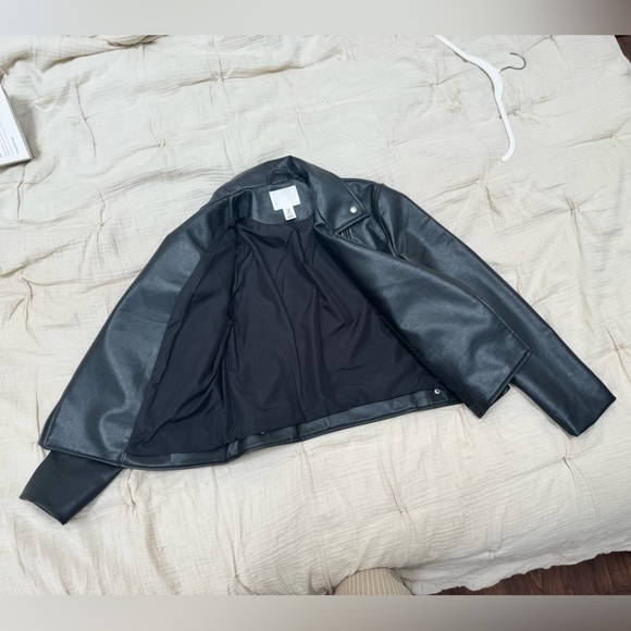 H&M faux leather jacket size M like new! - Picture 4 of 8